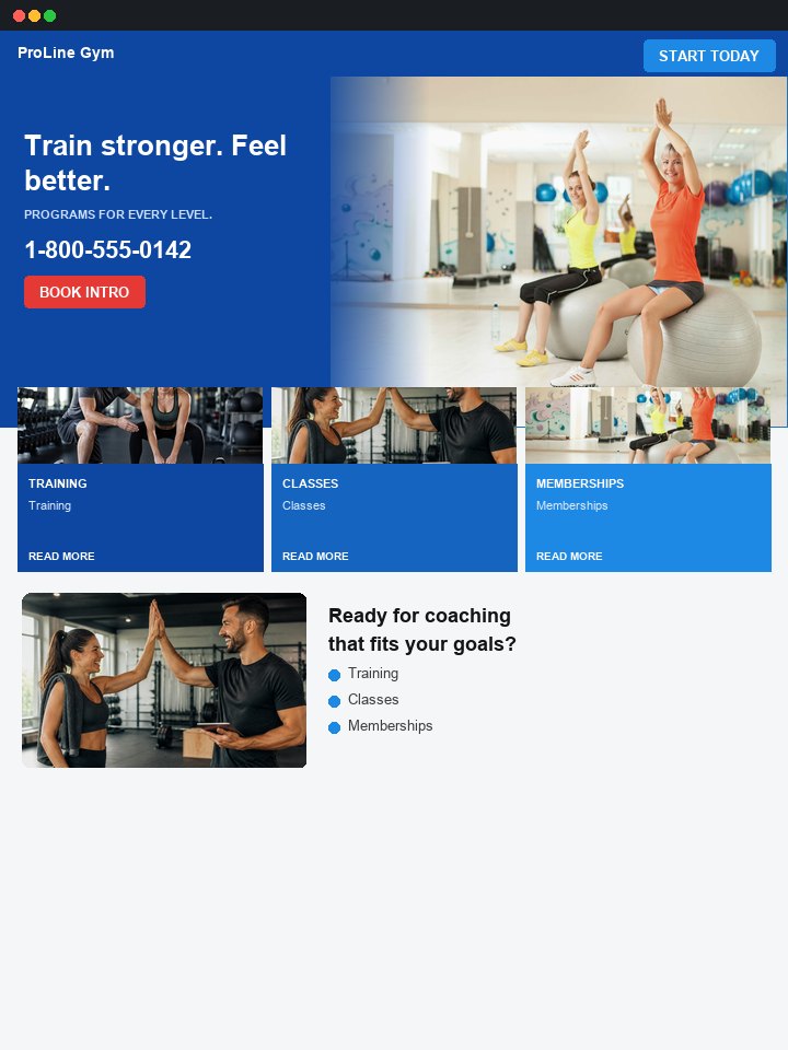 Service hero + cards